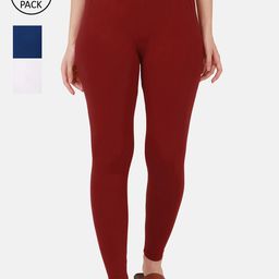 BUY NEW TREND Women Pack of 3 Ankle-Length Leggings-image-72