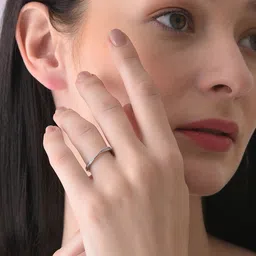 SOHI Women Silver-Plated Stone-Studded Adjustable Finger Rings-19