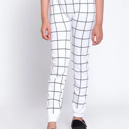 KLOTTHE Girls Checked Ankle-Length Slim-Fit Jeggings-image-56