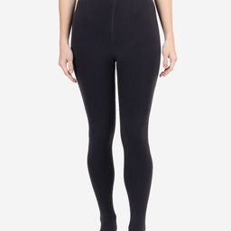 Lebami Women Grey Solid Thermal Stockings-image-7