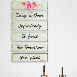 RANDOM Set of 6 Multi-Colored Motivational Quotes Wall Hangings-9
