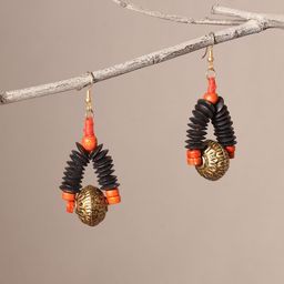 AAKRITI ART CREATIONS Brass-Plated Classic Drop Earrings-47