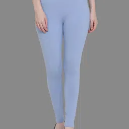SPIFFY Women Blue Solid Ankle Length Leggings-image-40