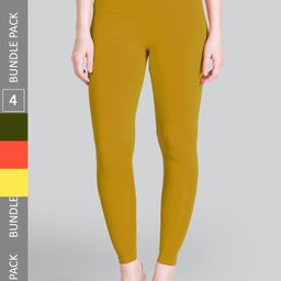 LYRA Pack Of 4 Ankle-Length Leggings-image-20