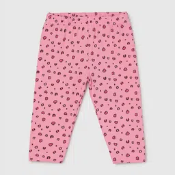 max Infant Girls Printed Cotton Ankle-Length Leggings-63