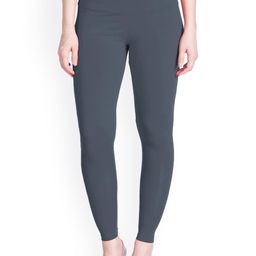 LYRA Women Grey Solid Ankle-Length Leggings-picture-33