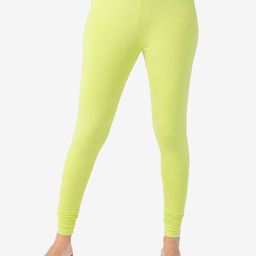 indian flower Women Churidar Length Leggings-image-5