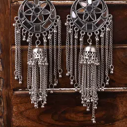 VENI Contemporary Jhumkas Earrings-picture-51