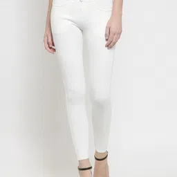Clora Creation Women Solid Regular Fit Jeggings-17