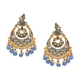 Young & Forever Brass-Plated Crescent Shaped Chandbalis-5