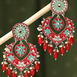 OOMPH Kundan-Studded Contemporary Chandbalis-19