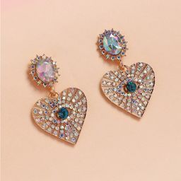 DressBerry Blue Gold Plated Drop Earrings-image-62