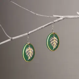 AAKRITI ART CREATIONS Brass-Plated Classic Drop Earrings-20