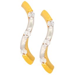 BHIMA Jewels 22K Hallmark 916 Purity Yellow Gold Molding Snake 3 Stone-image-14
