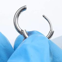 VAGHBHATT Stainless Steel Circular Hoop Earrings-23