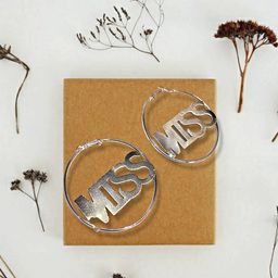 Proplady German Silver Circular Hoop Earrings-image-38