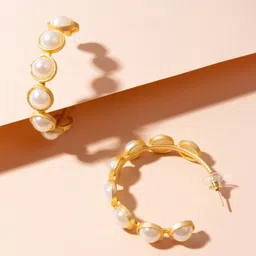 DressBerry Circular Hoop Earrings-10