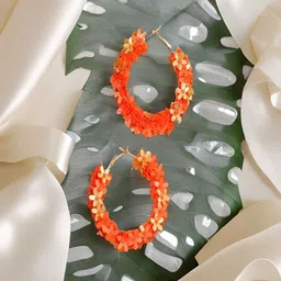 UNIVERSITY TRENDZ Gold-Plated Classic Hoop Earrings-image-80