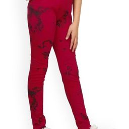 BAESD Girls Printed Bio Wash Ankle Length Leggings-image-35