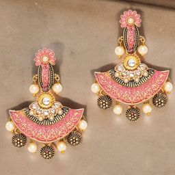 OOMPH Floral Drop Earrings-24