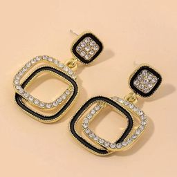 OOMPH Crystals Drop Earrings-11
