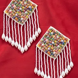 PRIVIU Square Drop Earrings-9