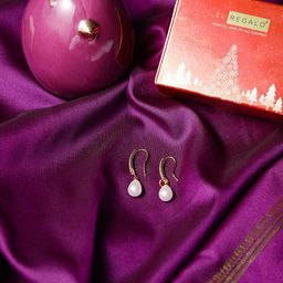 EL REGALO Stone Studded & Beaded Drop Earrings-image-32