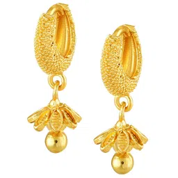 Vighnaharta Gold-Plated Contemporary Drop Earrings-40