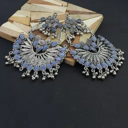 VAGHBHATT Floral Drop Earrings-45
