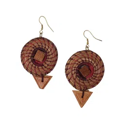 Unravel India Circular Drop Earrings-40