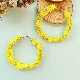 Crunchy Fashion Circular Hoop Earrings-14