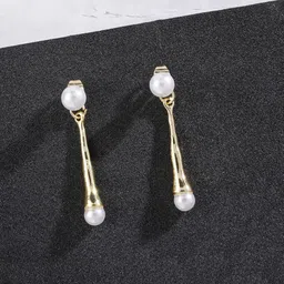 EL REGALO Artificial Beads Drop Earrings-image-9