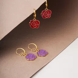 EL REGALO Pack of 2 Drop Earrings-image-81