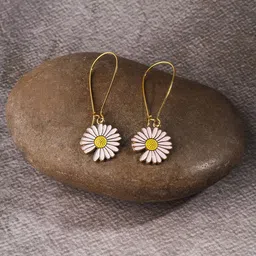EL REGALO Floral Shaped Drop Earrings-42