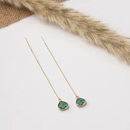 EL REGALO Artificial Stones Drop Earrings-image-54