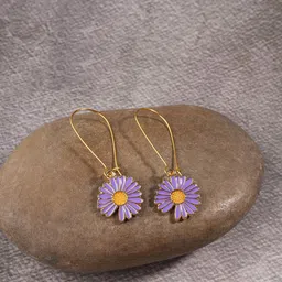 EL REGALO Floral Drop Earrings-58