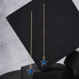 EL REGALO Star Shaped Drop Earrings-image-9