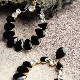 DressBerry Gold-Plated Contemporary Drop Earrings-image-34