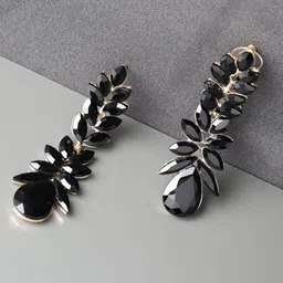 DressBerry Gold-Plated Contemporary Drop Earrings-image-45