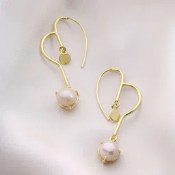 Priyaasi Gold Plated Contemporary Drop Earrings-45