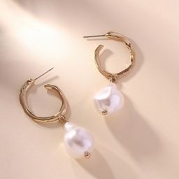 Priyaasi Gold Plated Contemporary Drop Earrings-26