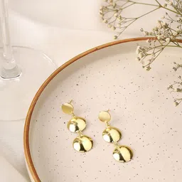 Priyaasi Gold-Plated Drop Earrings-17