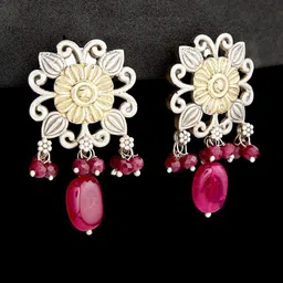 Fabindia Metal Stud Earrings-12