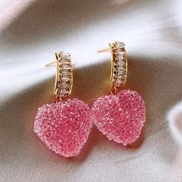Shining Diva Fashion Gold-Plated Contemporary Drop Earrings-6
