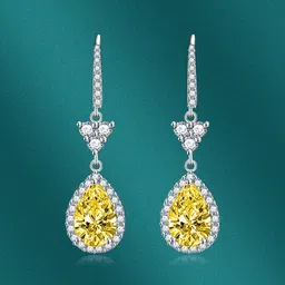 Designs & You Silver-Plated Contemporary Drop Earrings-19
