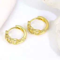 MYKI Gold-Plated Circular Hoop Earrings-image-51