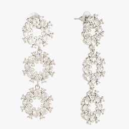 Kazo Silver-Plated Contemporary Drop Earrings-image-15