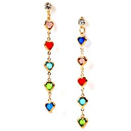 Jewelz Gold-Plated Contemporary Drop Earrings-image-81