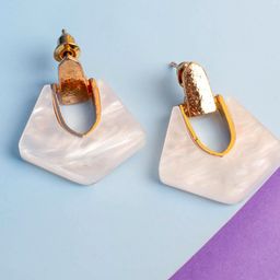 Jewelz Gold-Plated Contemporary Drop Earrings-image-90