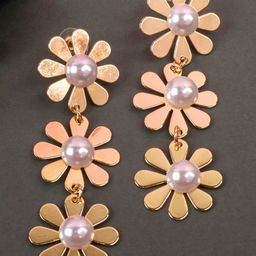 Jewelz Gold-Plated Contemporary Drop Earrings-image-45